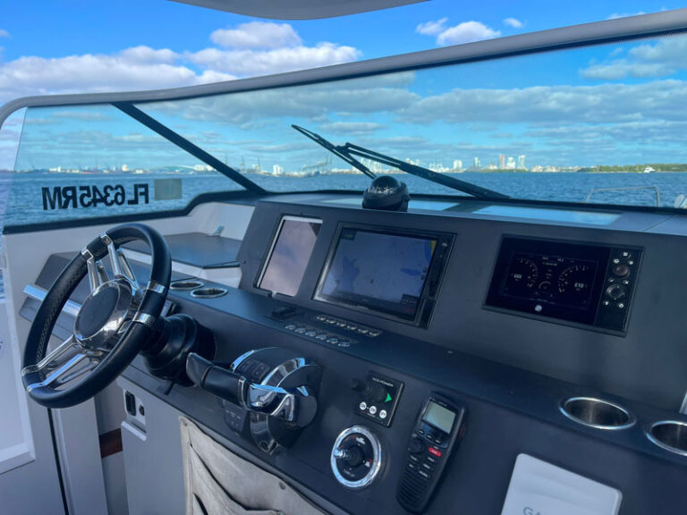 Brickell Bay Boating boat rental with a captain in Miami